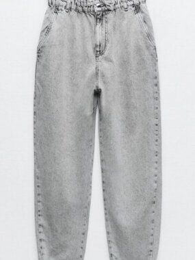 EUC Zara Paper Bag Jeans
